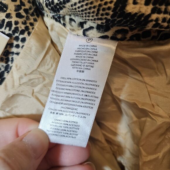 Michael Kors Womens Size 10 Pencil Skirt Snake Print Tan Black Office Career - Picture 7 of 11